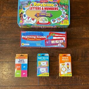 SOLD: Lakeshore Learning Phonics Train Game & Flash Cards